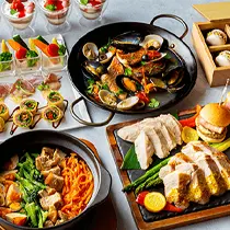 旬の食材を堪能できる豪華コースのメニュー