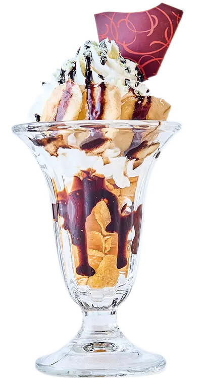 チョコバナナパフェ