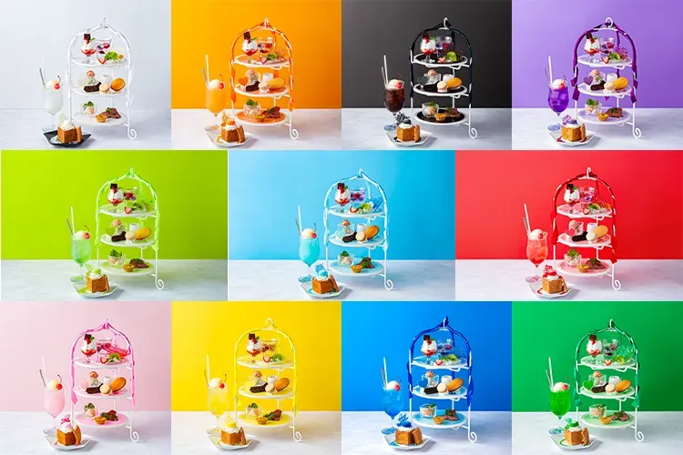 推し会アフタヌーンティーセットの画像