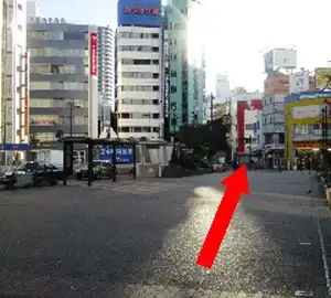 池袋　中央口からのルート⑦
