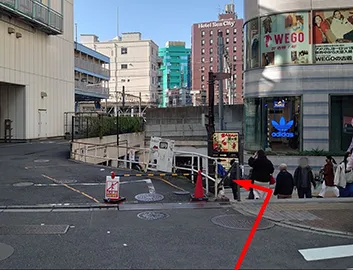 池袋　東口からのルート④