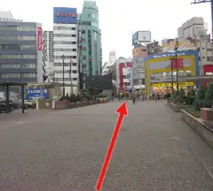 池袋　西口からのルート⑤