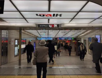 なんば駅　なんばウォークからのルート画像1