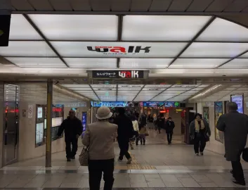 なんば駅　なんばウォークからのルート画像1